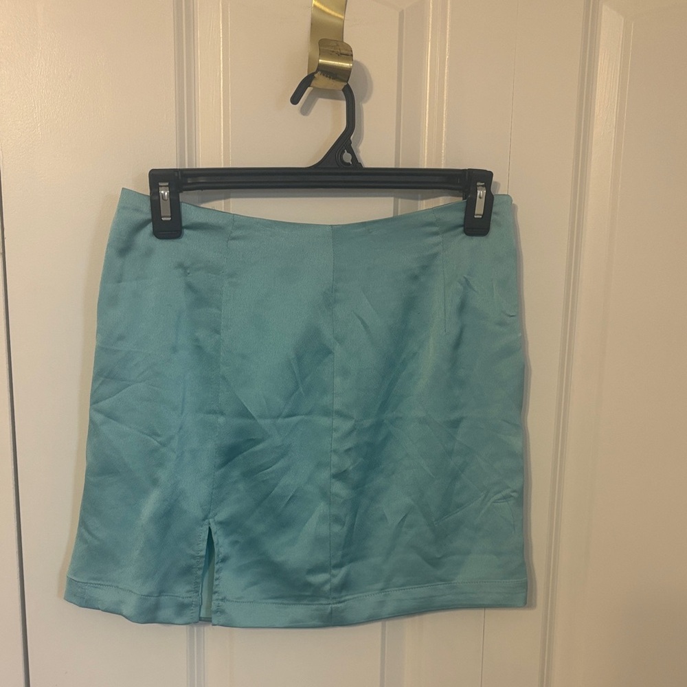 Forever 21 Light Blue Mini Skirt